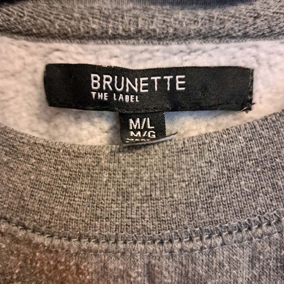 Brunette The Label "Blonde" Sweatshirt Size M/L - Picture 2 of 4